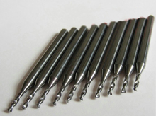 10 unids 1.35 MM Micro PCB broca de carburo de tungsteno pcb, PCB grabado herramientas Bit para placa de circuito cortadores