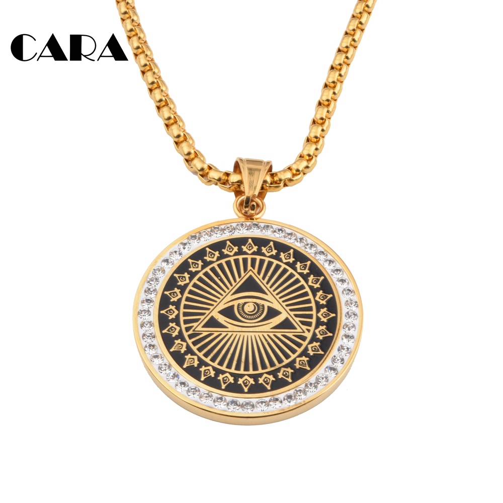 free shipping new high quality colo stainless steel free mason pendant punk hip hop necklace fashion men necklace cagf0018 - Free Colo free shipping new high quality colo stainless steel free mason pendant punk hip hop necklace fashion men necklace cagf0018 - Free Colo