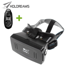 RITECH II 3D VR Virtual Reality Glasses magnet Control Google Cardboard for 3D Movies Games 3.5-6 phone + Bluetooth Controller