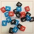 Free shipping 50pcs lot skeletons tennis racket vibration dampeners tennis racquet