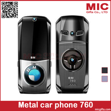 Flip display 2 colors available! super mini mobile phone Limousines car model design car key mini cell phone 760