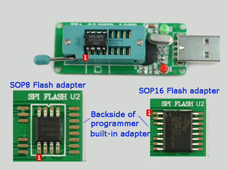 Схема spi flash