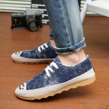 New spring and summer 2015 men s casual shoes breathable men shoes canvas flats loafer sneaker