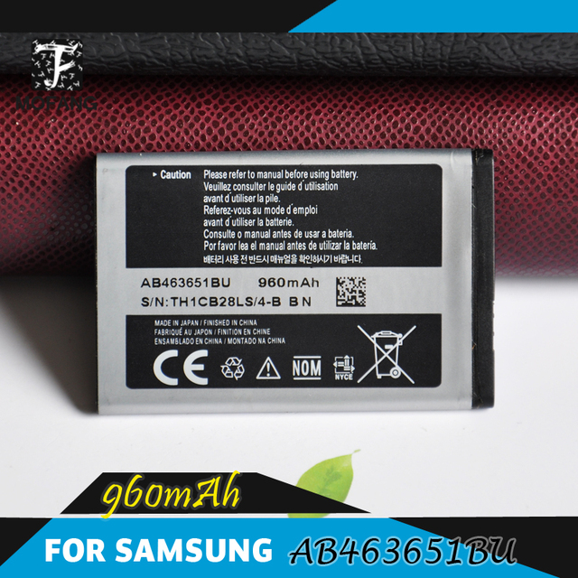 ab463651bu batteria per samsung s5260 s5560 s5600