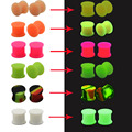 6 PAIRS GLOW IN THE DARK ear Piercing Tunnels Plugs Body Jewelry Ear Gauges flesh Expander
