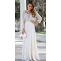 1pc Fashion Chinese Style Women Lace Skirt Charming Elegant Foor Length White Beige S M L