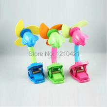 1Pcs Retail Baby Loves New Small Fan Baby Dedicated Fan baby fans Summer Crib Cart Clip