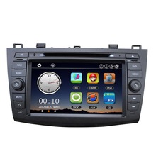 8″ LCD Car DVD Player GPS Navigation in Dash Car Radio Double 2 Din PC Car Stereo Head Unit for Mazda3 2010 2011 2012 2013