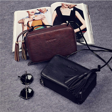 Fashion Populor Women Messenger Bags Tassels Ornaments Women Crossbody Bags Quality Genuine Leather Small Shoulder Bag Bolsas
