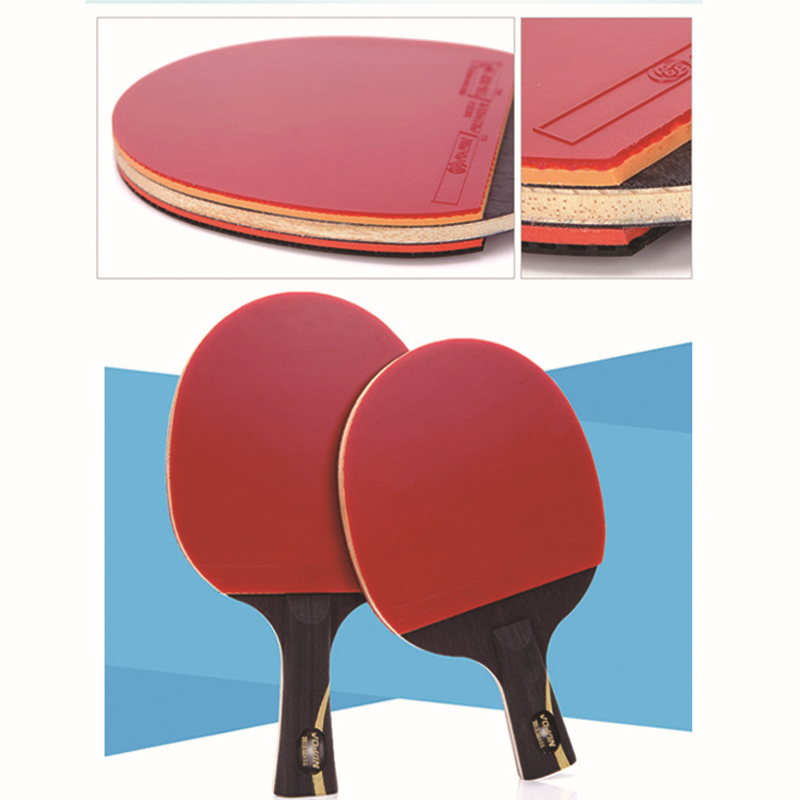 Pingpong rackets long handle shake-hand pimples in table tennis racket paddle holder short pimples in horizontal grip
