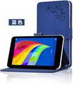 Flip Smart Cases Printing Pattern Folio Cover With Stand PU Flower Leather Case Cover For Huawei