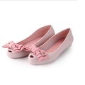 Women Sweet bowknot crystal jelly shoes Women sandals beach shoes