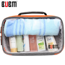 BUBM transparent digital receiving bag Cable Organizer toiletries house items Travel Case digital makeup storage sorting bag