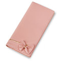 Famous Brand Fashion Long Purse Women Japan And Korean Style Genuine Leather Wallet Ladylike Bowknot Simple