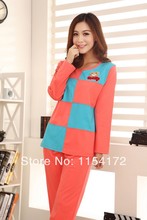 couple pajama sets for lovers sleepwear long sleeve sleep lounge suit male and female pyjamas home