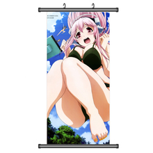 45X95CM Home Decor Super Sonico Supa Soniko Japan cartoon anime wall scroll picture mural poster art cloth canvas painting y3366