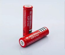 2 pcs 18650 Battery 6800mah 3 7V rechargeable Battery li ion Battery