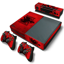 Albania National Flag waterproof dustproof Radiation protection host Sticker for XBOXONE Controller Console Kinect