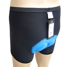 Unisex Black Bicycle Cycling Bike Short Underwear Pants Gel 3D Padded Coolmax Pant