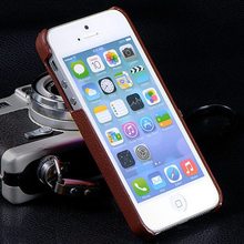 for iphone 4 Real Cowhide Genuine Leather Case for Apple iPhone4 4S Lychee Phone Accessories Vintage