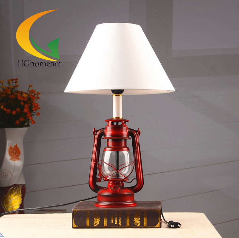 Фотография American country to do the old retro cafe bar decorated living room table lamp desk lamp for kids