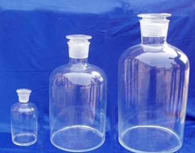 125ml Quartz Glass reagent bottle with cover reagent bottle