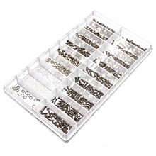 Brand New 900Pcs Assortment Tiny Eyeglass Sun Glasses Spectacles Screw Set Repair Tool Kit
