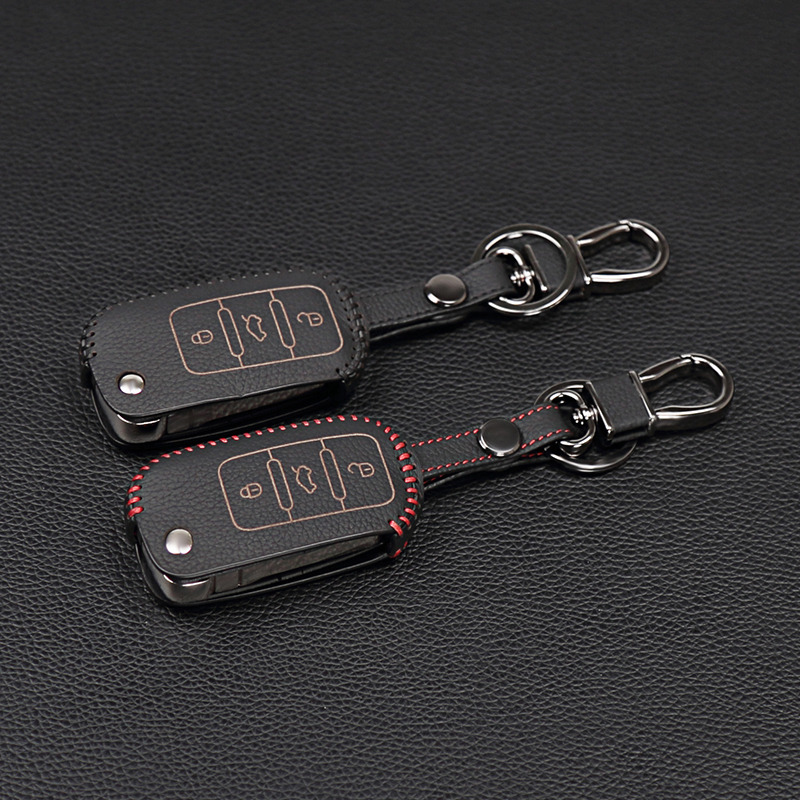 New genuine leather car key cover for Seat cupra cupra alhambra