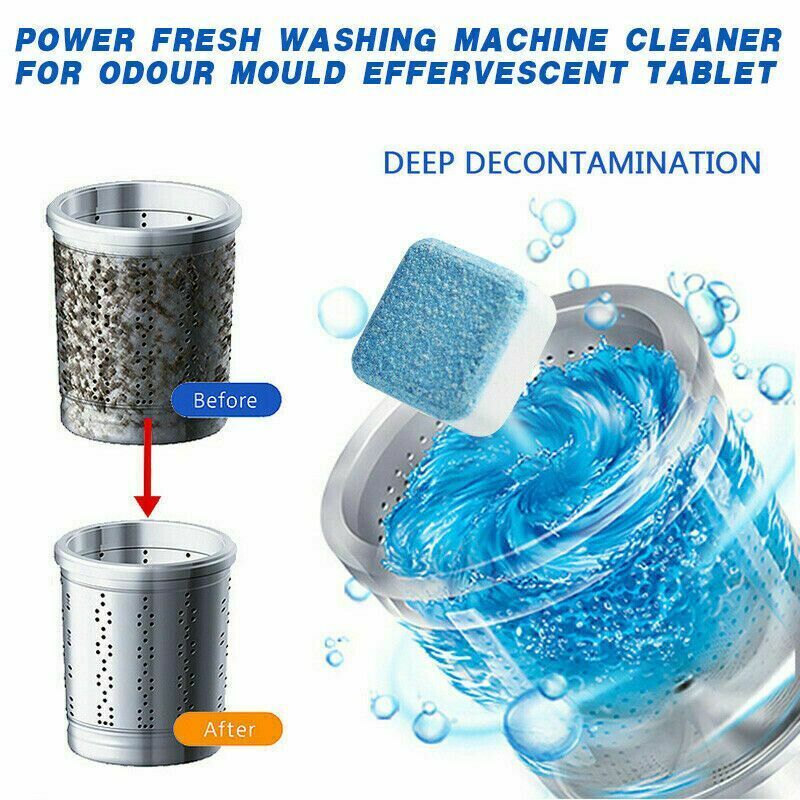 Antibacterial Washing Machine Tub Bomb Cleaner Effectively Deep Cleaning Remover 