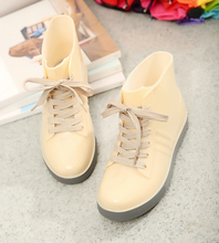2015 Spring and summer fashion jelly lovers boots female solid color short slip-resistant water shoes rain shoes