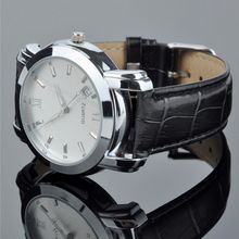Men Watch Calendar Function Free Shipping Alloy Quartz Wrist Watch PU Leather Band PMPJ584 65