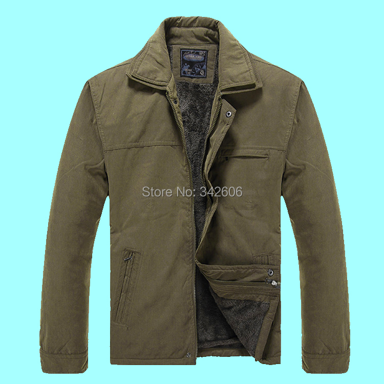 Autumn Winter Men Casual Warm Jacket Plus Size 2XL 4XL Soft Clothing 2015 Add Wool Man