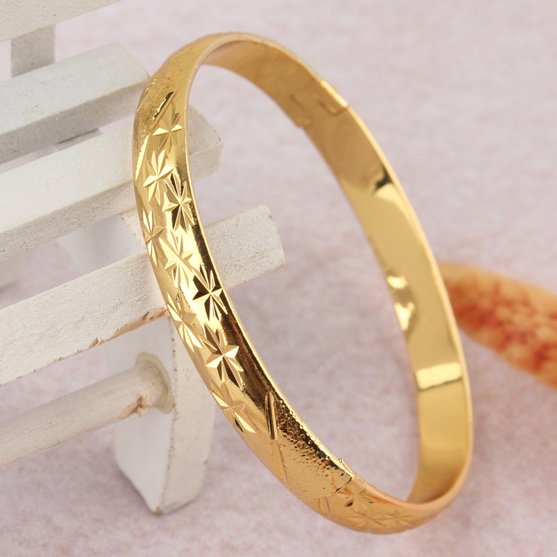 As Gifts Free Shipping 14k Gold Plated Bracelets Bangles Hottest Sell Women Fashion Jewelry ...