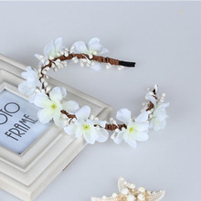Cute Novelty Girls Hair Bands Princess Series Lace Flower Headband Kids Hair Accessories Hair Hoop