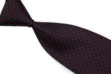 NT0464 Checks Black Red Classic Silk Polyester Blend Smooth Man s Casual Jacquard Woven Necktie Business