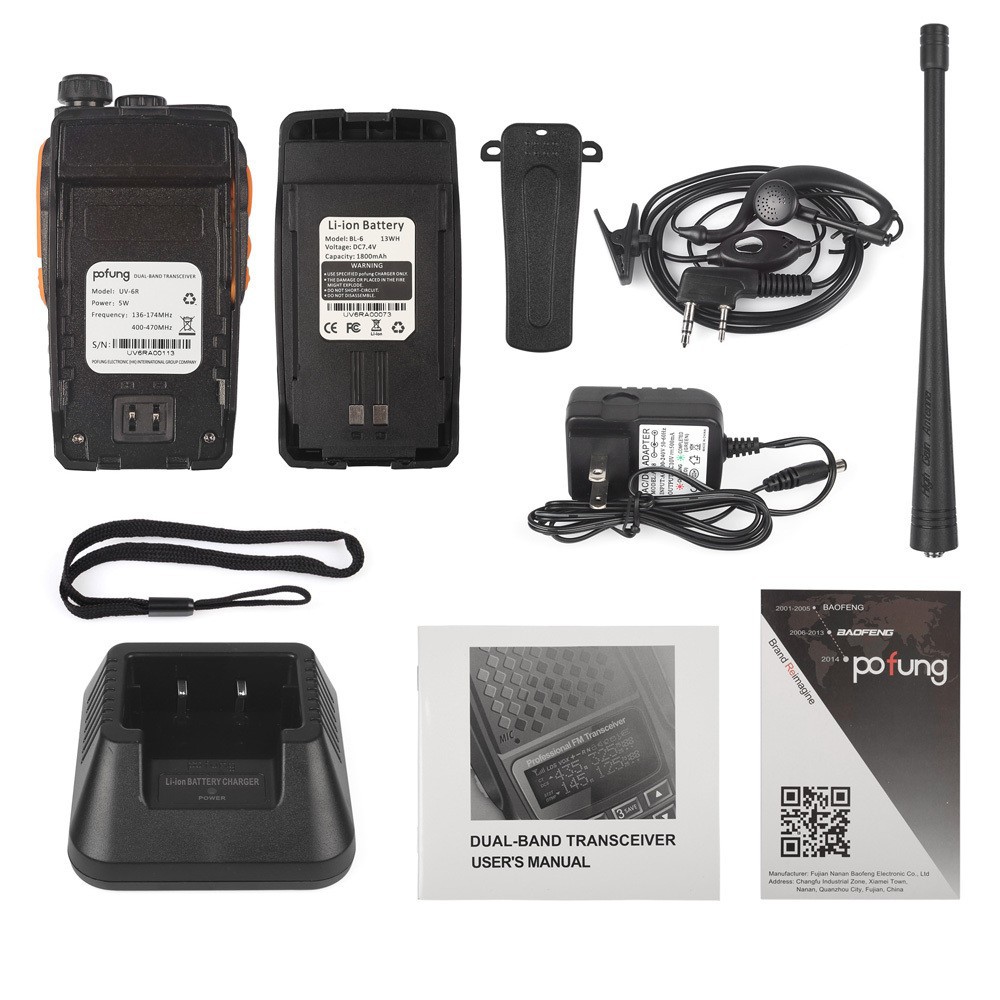 BaoFeng-UV-6R-Two-Way-Radio-Dual-Band-UHF-VHF-Ham-136-174-400-520MHz-Earphone (4)