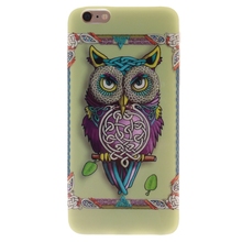 For Iphone 6 6s Cases 4.7 Inch Colorful Owl Soft TPU Phone Case Cover For Iphone 6 6s mobile phone shell