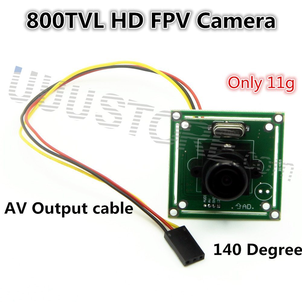 HD 800TVL 140 Degree 2 1MM Mini SONY CCD LENS FPV Camera For RC Quadcopter QAV250