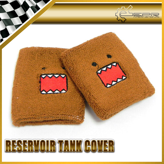 New 2pcs/pair For Domo Reservoir Tank Cover Radiator Cover UNIVERSAL JDM Wrist Waist Band Finesse Car Accessories Styling