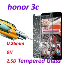 0.26mm 9H Tempered Glass screen protector phone cases 2.5D protective film For Huawei Honor 3C