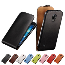 S4 мини-люкс флип кожаный чехол для Samsung Galaxy S4 Mini i9190 деловой стиль черный чехол коке Fundas корпус