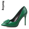 2016 Brand New Arrival Spring Summer women pumps Fashion Pointed toe Patent Leather women high heels
