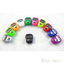 Electronic Row Counter Finger Ring Golf Digit Stitch Marker LCD Tally Counter