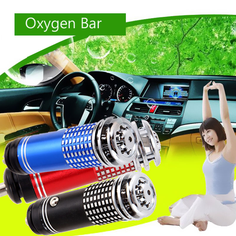 2015 New Mini Auto Car Oxygen Bar Ionizer Fresh Air Purifier High Quality Free Shipping CLSK