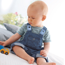 newborn baby boy clothes kids summer enfant boys overalls suit children clothing set boys shortsleeve striped t-shirt+bib pant