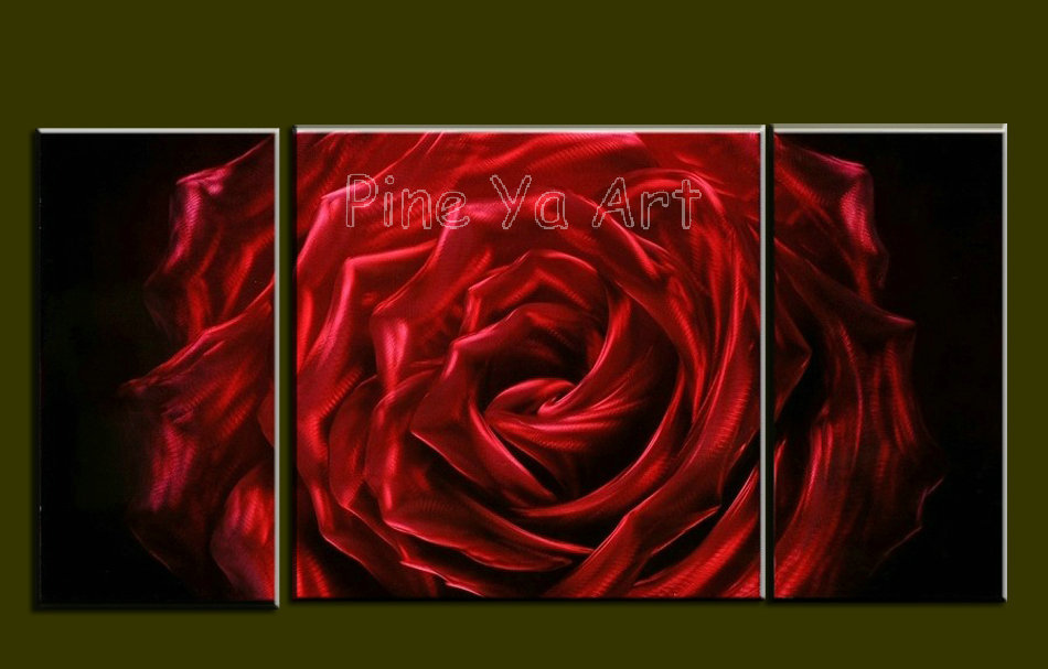 Popular Red Rose Wall ArtBuy Cheap Red Rose Wall Art lots from China