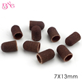 50pcs lot 7x13mm Sanding Bands Block Caps Without Grip Manicure Pedicure Tools Electric Nail Drill Polishing