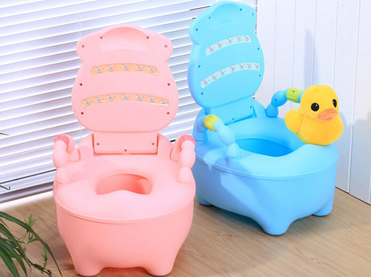 Kawaii Animal Cow Baby Potty Toilet Seat Urinal Girls Cute Plastic Child Potty Seat Training Kids Toddler Urinal Baby Product (13)