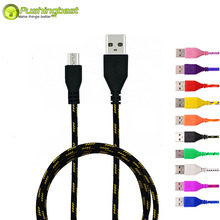 KEOU Micro Usb Cable Charge Data Cable Nylon 1M/2M/3M Fast charging and transmission cable suit for Micro usb port device