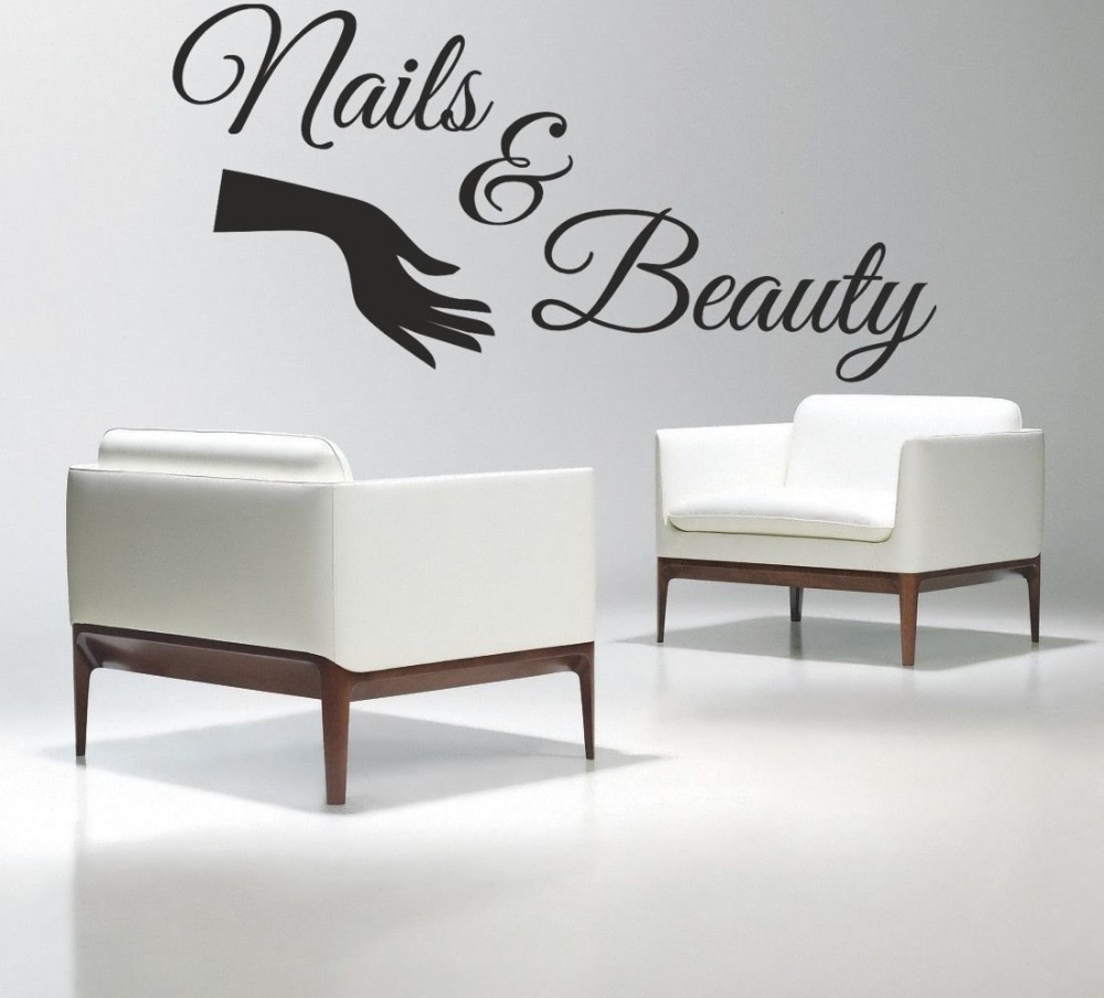 Nail Salon Vinyl Wall Decal Nails & Beauty Salon Varnish Polish